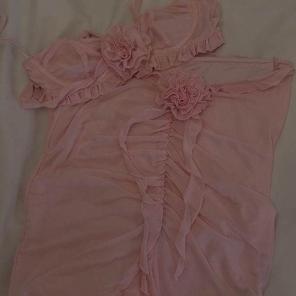 Tiger Mist Pink Cut-Out Dress - Picture 5 of 5